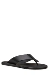 Stuart Weitzman Bastian Flip Flop In Black