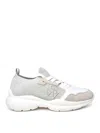 Stuart Weitzman Beige Fabric Sneakers In Beige