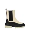 Stuart Weitzman Beige Leather Ankle In Multi