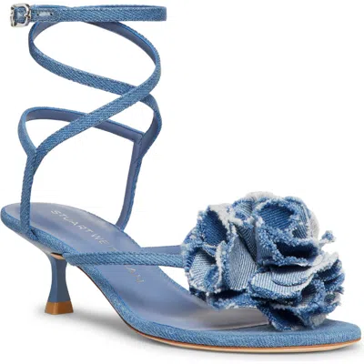 Stuart Weitzman Belize 50 Sandal In Washed