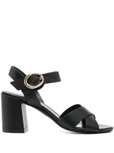Stuart Weitzman Benni Block 75 In Black