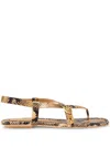 Stuart Weitzman Benni Leather Sandals
