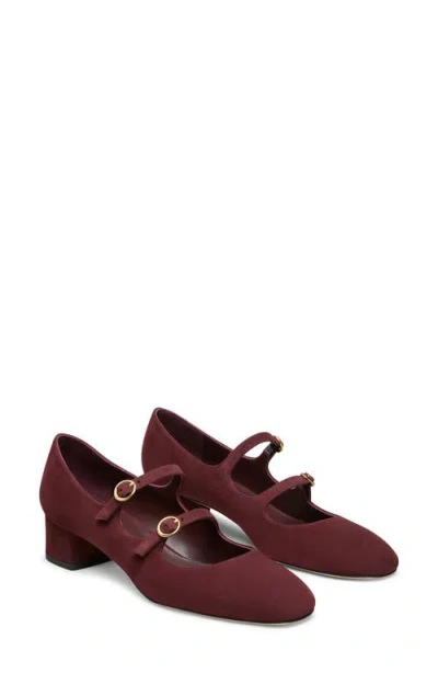 Stuart Weitzman Benni Mj 35 Pump In Rosewood