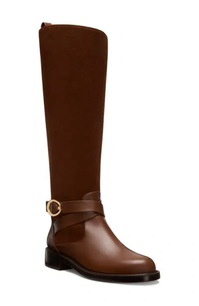 Stuart Weitzman Benni Riding Boot In Multi