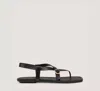Stuart Weitzman Bennian Sandalen Aus Leder In Schwarz