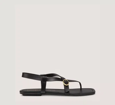 Stuart Weitzman Bennian Sandalen Aus Leder In Schwarz