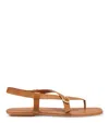 Stuart Weitzman Benni Sandalen Aus Leder In Tan