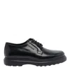 Stuart Weitzman Benson Laced Up Shoes In Black