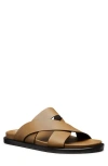 Stuart Weitzman Berkley Slide Sandal In Olive.