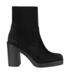 Stuart Weitzman Bethenny 80 Zip Bootie In Black