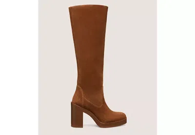 Stuart Weitzman Bethenny 80 Boot Knee-high In Coffee Tonal