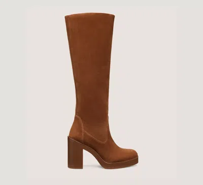 Stuart Weitzman Bethenny 80 Boot Knee-high In Coffee Tonal