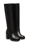 Stuart Weitzman Bethenny 80 Knee High Boot In Black