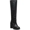 Stuart Weitzman Bethenny Block Heel Tall Boot