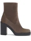 Stuart Weitzman Betenny 80 Zipper Ankle Boots In Nude