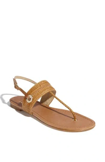 Stuart Weitzman 'bimini' Sandal In Brown