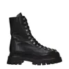Stuart Weitzman Black Leather Ankle