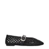 Stuart Weitzman Round Toe Mary Jane Shoes In Black