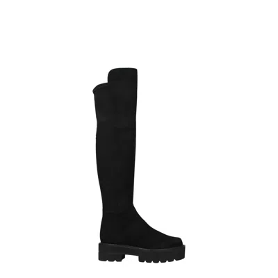 Stuart Weitzman Black Leather Boot