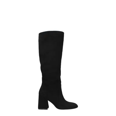 Stuart Weitzman Black Leather Boot