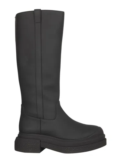 Stuart Weitzman Black Leather Boots
