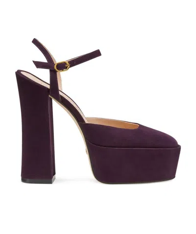 STUART WEITZMAN BLACK LOGO HIGH HEELS