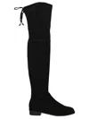 Stuart Weitzman Over-the-knee Boots With Luxurious Suede Finish And Elegant Design In Black