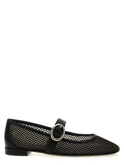 Stuart Weitzman Black Mary Jane Ballet Flats