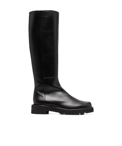 Stuart Weitzman Black Mila Lift Knee Boots