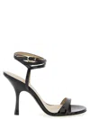 Stuart Weitzman 100mm Nudist Wrap-ankle Sandals