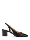 Stuart Weitzman Black Slingback Pumps In Black