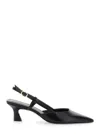 Stuart Weitzman Black Slingback Pumps In Black