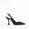 Stuart Weitzman Woman Pumps Black Size 7.5 Textile Fibers