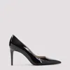 Stuart Weitzman Black Slip On Pumps In Black