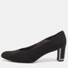 Stuart Weitzman Black Solar Goosebump Pumps In Black