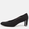 Stuart Weitzman Black Solar Goosebump Pumps In Black