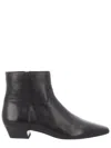 Stuart Weitzman Stassi Ankle Boots In Black
