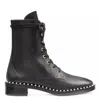 Stuart Weitzman Black Sondra Ankle Boots In Black
