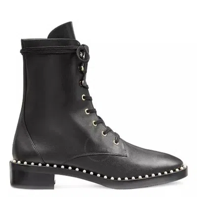 Stuart Weitzman Black Sondra Ankle Boots