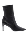 Stuart Weitzman Black Stuart Power Pump Booties In Black