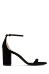Stuart Weitzman 75mm Nudist Block Sandals In Black