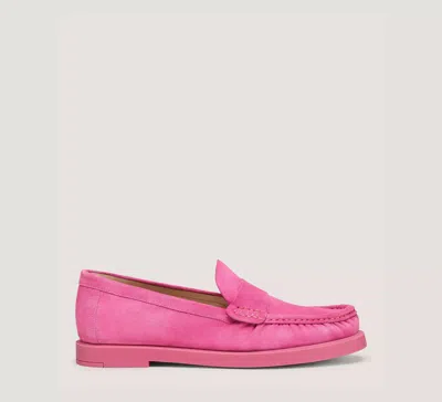 Stuart Weitzman Blake Loafer In Fuchsia