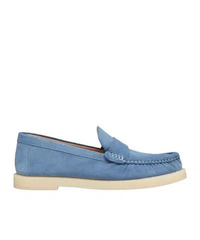 Stuart Weitzman Blake Loafers In Blue