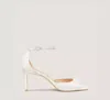 Stuart Weitzman Bliss 75 Sandal In White