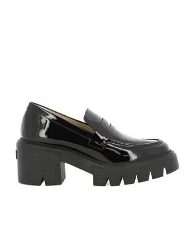STUART WEITZMAN BLOCK-HEEL LOAFERS