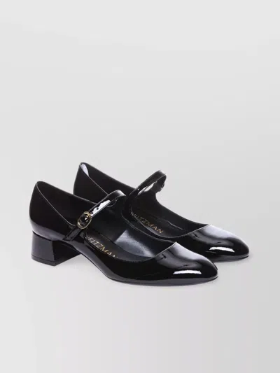 Stuart Weitzman Block Heel Strap Pumps