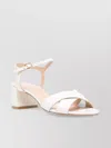 Stuart Weitzman Block Heel Strappy Sandals