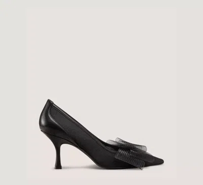 Stuart Weitzman Blushing Bow 75 Pump In Black