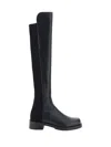 Stuart Weitzman 5050 Boots In Fabric And Nappa Leather