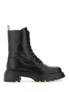 Stuart Weitzman Emerson Leather Ranger Booties In Black